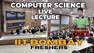 Computer Science class in IIT Bombay  Ved lahoti in Class  IIT Bombay iitbombay iit jee iitjee [upl. by Ladin256]