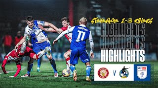 Match Highlights  Stevenage 23 Rovers [upl. by Petronille]