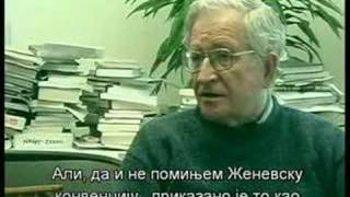 Noam Chomsky About Serbia Kosovo Yugoslavia and NATO War 4 [upl. by Nolava]