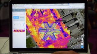 DroneDeploy features drone software at Esri UC [upl. by Llaccm]