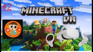 MINECRAFT EN VR 🤩 Partie 2 [upl. by Latsirc151]