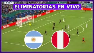 🔴 ARGENTINA vs PERU EN VIVO ⚽ JUEGA MESSI POR ELIMINATORIAS MUNDIAL 2026  LA SECTA DEPORTIVA [upl. by Drews]