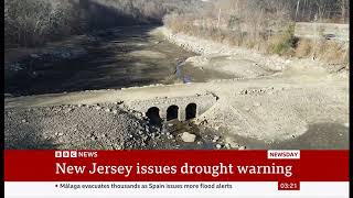 Weather Events  Wildfires and drought in New Jersey USA 14Nov2024 [upl. by Roda841]