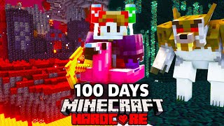 I Survived 100 Days with ALL THE MODS in Minecraft Hardcore [upl. by Ahsaei763]