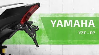 ZIEGER ® Pro Kennzeichenhalter kompatibel mit Yamaha YZF R7  Montageanleitung  Tutorial [upl. by Kenyon]