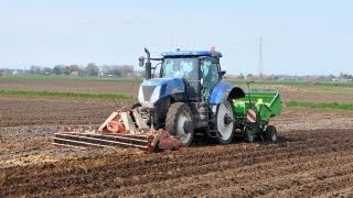 New Holland T7040  aardappelen planten [upl. by Amanda]