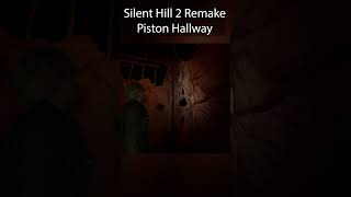 Silent Hill 2 Remake Disturbing Piston Hallway Scene konami shorts horrorshorts [upl. by Ynafit]