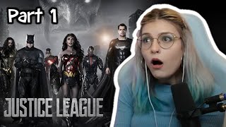 Zack Snyders Justice League FIRST TIME REACTION Part 1 [upl. by Notsgnik825]