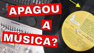 JÁ ACONTECEU COM O SEU DISCO DE VINIL ISSO PRATICAMENTE APAGOU O SOM DESSE TRECHO DA MÚSICA [upl. by Burch]