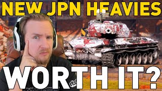 Are New Japanese Heavies Worth it 89 World of Tanks [upl. by Haveman]