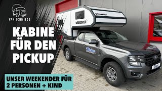 Absetzkabine  Wohnkabine für den Pickup mit 3 Schlafplätzen [upl. by Nnahaid]