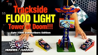 Extreme Slot Car Flood Light Tower Build  Hughes Garage SCA Ep 22 slotcars slotcarscenery [upl. by Selmner]