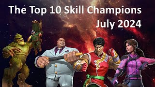 The Top 10 Skill Champions in Marvel Contest of Champions  July 2024 [upl. by Sedlik463]