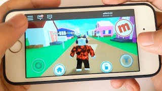 iPhone 5s Gaming Performance Test in 2018  Roblox Meepcity Gameplay [upl. by Ilrebmik]