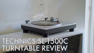 SL1200 Record Player FOR LESS TECHNICS SL1500C Turntable Review [upl. by Suixela]