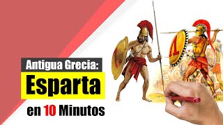 La Antigua Grecia Esparta  Resumen  Origen Instituciones Políticas Sociedad Economía [upl. by Antoinette]