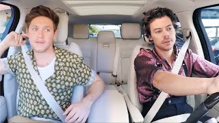 Harry Styles amp Niall Horan REUNITE on a CAR DATE on The Late Late Show [upl. by Reckford]