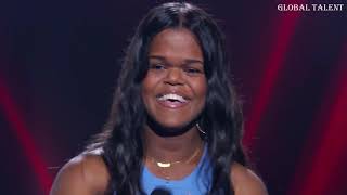 Nethra Raman Performs Lewis Capaldis Bruises The Blind Auditions The Voice Australia 2024 [upl. by Kazim]