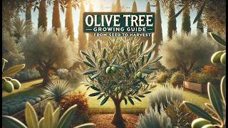 🌿 quotGrow Your Own Olive Tree at Home 🌳🌞  Easy Tips for Beginners 🌱✨ [upl. by Tarfe]