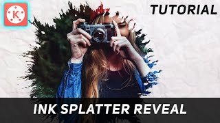 How To Create Ink Splatter Effect In Kinemaster  Kinemaster Editing Tutorials [upl. by Vizzone]