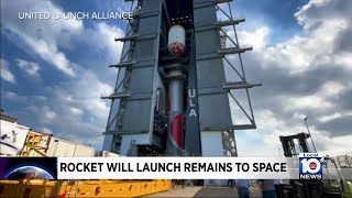 Rocket in Cape Canaveral set to launch human remains to space [upl. by Bibeau]