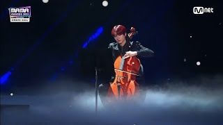 Anton🦕  RIIZE  MAMA2023  ENDLESS RAIN 🌧 with YOSHIKI  cello performance 🎻 [upl. by Lalad28]