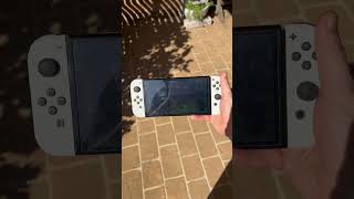 OLED Nintendo Switch The ultimate outdoor screen test [upl. by Adnof]