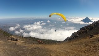 Paragliding Guatemala  13000 ft launch from Acatenango Volcano [upl. by Shriner110]