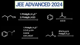 JEE ADVANCED ALL CONCEPT OF GRIGNARD REAGENTS IN 1 QUESTIONS OF PYQ [upl. by Cohin]