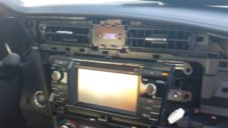 How to Remove Radio  Navigation  Touch Panel from Toyota Corolla 2014 for Repair [upl. by Teirtza]