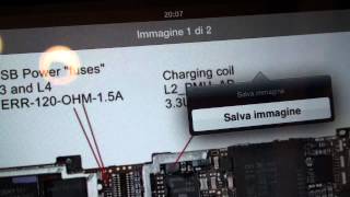 apple iphone 4 usb power ic batteria non in carica [upl. by Dincolo]