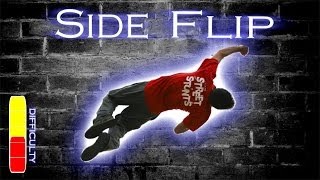 How to SIDE FLIP  Free Running Tutorial [upl. by Nonarb]