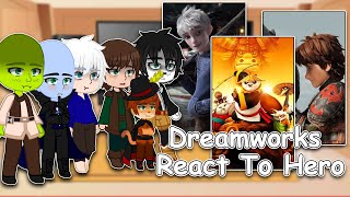 Dreamworks Hero React to Hero DreamWorks Gacha Club  Full Video [upl. by Yakcm]