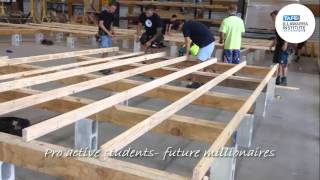 Bearers and Joists Practical Activity buildingeducation diy carpentrytips building [upl. by Susejedairam]