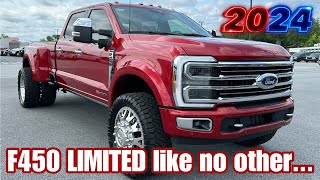 2024 Ford F450 LIMITED Reserve SUPER DUTY Rapid Red PERFECTION [upl. by Leile786]