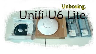 NETWORKING Unboxing Unifi U6 lite  2x POE adaptor 48v [upl. by Hareemas]