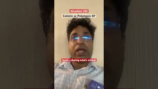 icushort 235 Colistin or Polymyxin B Which one to choose  esbicm theicuchannel icuchannel [upl. by Wit]