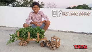 How To Make RC TATA Truck With Cardboard Remote Control SukhbirSkill RCToyExperiments [upl. by Dewitt]