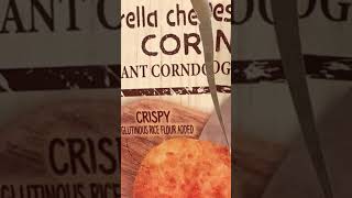 Fish mozzarella corn dog asainfood streetfood delicious crunchy snack [upl. by Aldredge]