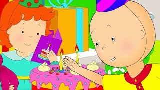 Caillou et Lanniversaire de Mousseline  Caillou en Français [upl. by Esaj]