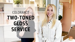 TwoToned Gloss Service Tutorial  Colorance  Goldwell Education Plus [upl. by Convery]