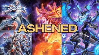 NEW TCG EXCLUSIVE ARCHETYPE Ashened Duels amp Deck Profile  YGO OMEGA  Legacy of Destruction [upl. by Cirad]