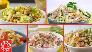 5 Салатов с Пекинской Капустой Просто и Вкусно [upl. by Leiand]