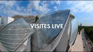 Les visites LIVE à la Fondation Louis Vuitton [upl. by Noffets661]