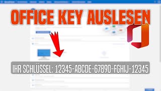 Microsoft Office Key auslesenherausfinden  Office Lizenz [upl. by Yenruoc]