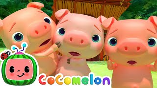 Three Little Pigs Song  CoComelon  Sing Along  Nursery Rhymes and Songs for Kids [upl. by Nosemyaj]