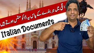 How to get Italian documents permesso di soggiorno Identity cardTessera sanitaria [upl. by Grimonia596]