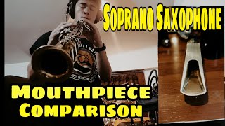 Soprano saxophone mouthpiece Comparison rico otto link Bari [upl. by Ecinreb632]