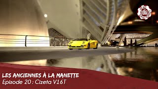 Cizeta V16T  Les Anciennes à la Manette 20 [upl. by Esylla]