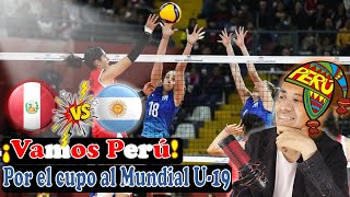 🟠 Reacción en vivo  PERÚ 🇵🇪 VS ARGENTINA 🇦🇷 Sudamericano de Vóley  Sub 19 2024 [upl. by Anglo]